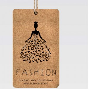 Creative Fashion Clothing etikett hangtag Custom made 5
