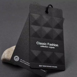 Creative Fashion Clothing etikett hangtag Skräddarsydd 9